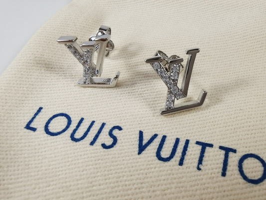18K Louis Vuitton Iconic Diamond Earrings