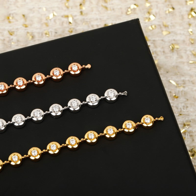 18K Chanel NO.5 Diamond Gold Bracelet