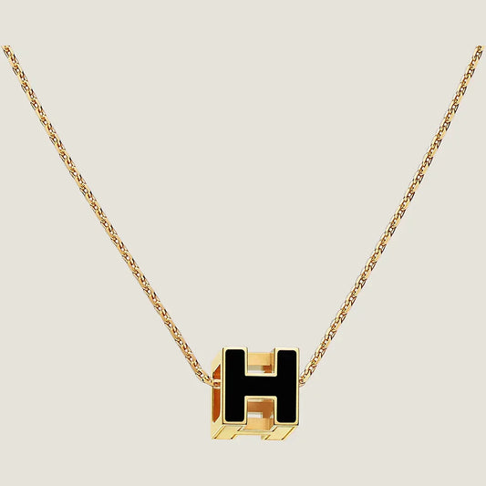 18K Cage D'H Hermes Necklace