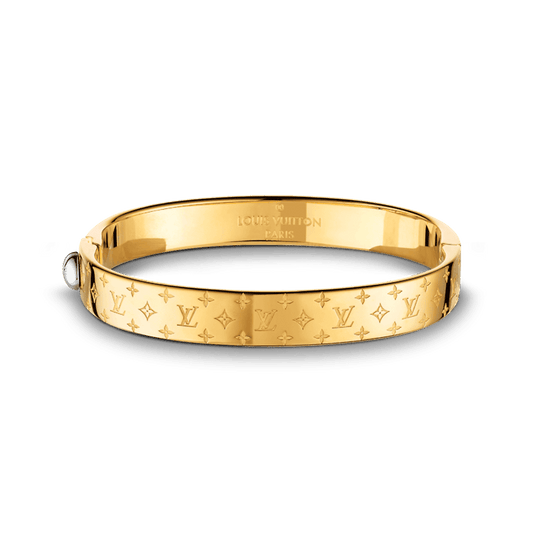 18K Louis Vuitton Nanogram Cuff Bracelet