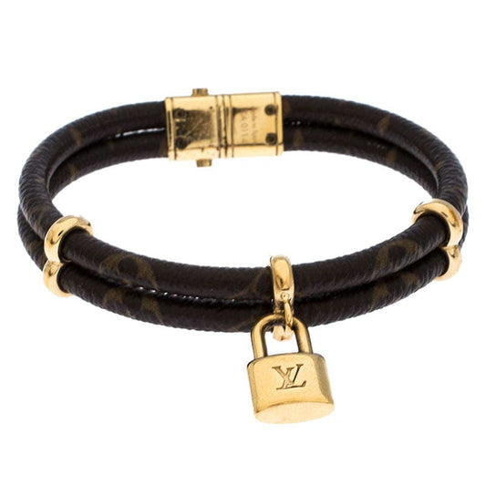18K Louis Vuitton Keep It Twice Monogram Bracelet