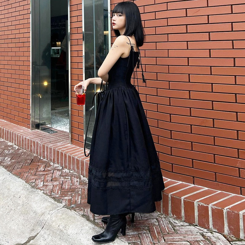 Unholy Sanctuary Romantic Goth Witchy Academia Dress