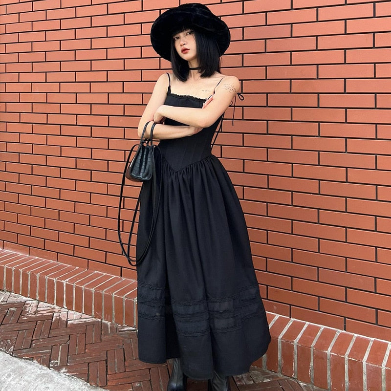 Unholy Sanctuary Romantic Goth Witchy Academia Dress