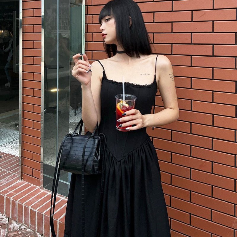 Unholy Sanctuary Romantic Goth Witchy Academia Dress