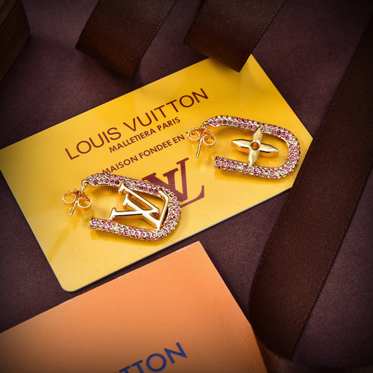18K Louis Vuitton My Chain Earrings